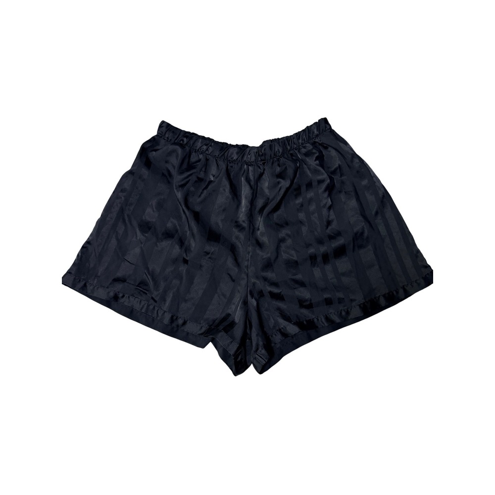 Victoria's Secret Striped Satin Pajama Shorts Vintage Size M